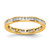 14K Yellow Gold Polished Channel-Set Princess Diamond Eternity Band - ET0010-100-Y4 - View 16