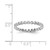 Rhodium-Plated 14K White Gold Polished Bezel Set Diamond Eternity Band - ET0011-033-W4 - View 5