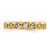 14K Yellow Gold Polished Bezel-Set Diamond Eternity Band - ET0011-050-Y4 - View 3