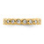 14K Yellow Gold Polished Bezel-Set Diamond Eternity Band - ET0011-050-Y4 - View 8