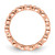 Rhodium-Plated 14K Rose Gold Polished Bezel-Set Diamond Eternity Band - ET0011-100-R4 - View 2
