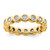 14K Yellow Gold Polished Bezel-Set Diamond Eternity Band - ET0011-100-Y4 - View 11