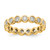 14K Yellow Gold Polished Bezel-Set Diamond Eternity Band - ET0011-100-Y4 - View 16
