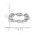Rhodium-Plated 14K White Gold Polished Vintage Pave Diamond Eternity Band - View 14