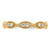 14K Yellow Gold Polished Vintage Pave 0.48ct Diamond Eternity Band - View 10