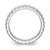 Rhodium-Plated True Origin 14K White Gold 2.06ct Lab-Grown Diamond Double Row Size 9 Eternity Band, 4.6 mm - View 2