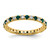 14K Yellow Gold Lab-Grown Diamond and Lab-Created Alexandrite Eternity Band, 2.25 mm