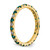 14K Yellow Gold Lab-Grown Diamond and Lab-Created Alexandrite Eternity Band, 2.25 mm - View 4