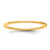 14K Yellow Gold 1 mm Standard Flat Comfort Fit Wedding Band