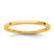 14K Yellow Gold 1.5 mm Standard Flat Comfort Fit Wedding Band