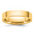 14K Yellow Gold 4.5 mm Standard Flat Comfort Fit Wedding Band