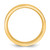 14K Yellow Gold 4.5 mm Standard Flat Comfort Fit Wedding Band - View 2