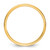 14K Yellow Gold 1.5 mm Lightweight Flat Wedding Band - View 2