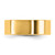 14K Yellow Gold 6.5 mm Lightweight Flat Wedding Band - View 3