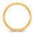 14K Yellow Gold 6.5 mm Half Round Wedding Band - View 2