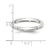 Platinum 3 mm Comfort-Fit Wedding Band, Domed - View 3