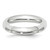 Platinum 4 mm Comfort-Fit Wedding Band, Domed