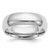 Platinum 6 mm Comfort-Fit Wedding Band, Domed