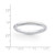 Platinum 3 mm Lightweight Comfort-Fit Wedding Band, Domed - View 3