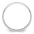 Platinum 4 mm Half Round Featherweight Wedding Band - View 2