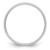 Platinum 5 mm Half Round Featherweight Wedding Band - View 2