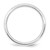 Platinum 5 mm Polished Milgrain Comfort-Fit Wedding Band, Half Round - View 2