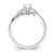 Sterling Silver Rhodium-Plated Lab-Created Opal Ring, 2 mm - QBR15OCT - View 2