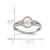 Sterling Silver Rhodium-Plated Cultured Freshwater Pearl & 0.021ct Diamond. Ring, 2 mm - View 4