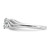 Sterling Silver Rhodium-Plated White Topaz Ring, 2 mm - QBR17APR - View 3