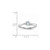 Sterling Silver Rhodium-Plated Aquamarine/0.04ct Diamond Birthstone Ring - View 3