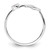Sterling Silver Rhodium-Plated Polished Circle Rhodolite Garnet Infinity Ring - View 2