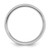 Sterling Silver Rhodium-Plated 3 mm Comfort Fit Wedding Band, Domed - View 2