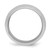 Sterling Silver Rhodium-Plated 8 mm Comfort Fit Wedding Band, Domed - View 2