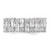 Cheryl M Sterling Silver Rhodium-Plated Fancy Baguette-Cut and Brilliant-Cut Cubic Zirconia Ring, 7.2 mm - View 2