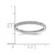 Cheryl M Sterling Silver Rhodium-Plated Brilliant-Cut Cubic Zirconia Eternity Ring, 1.9 mm - View 5