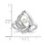 Cheryl M Sterling Silver Rhodium-Plated Cultured Freshwater Pearl and Brilliant-Cut Cubic Zirconia Fancy Teardrop Design Ring - View 5