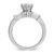 Cheryl M Sterling Silver Rhodium-Plated Polished Cubic Zirconia Ring Set - View 2