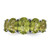 Sterling Silver Rhodium Peridot Ring, 2 mm - View 5