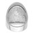 Sterling Silver Rhodium-Plated Radiant Essence Ring - View 6