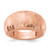 Sterling Silver Radiant Essence Rose Gold-Tone Brushed & Diamond-Cut Ring