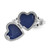 Sterling Silver Rhodium-Plated 10 mm Heart Locket Ring - View 4