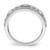 Brilliant Embers Sterling Silver Rhodium-Plated 59 Stone Micro Pavé Cubic Zirconia Polished Ring, 7 mm - View 2