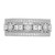 Brilliant Embers Sterling Silver Rhodium-Plated 59 Stone Micro Pavé Cubic Zirconia Polished Ring, 7 mm - View 4