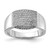 Sterling Silver & Cubic Zirconia Brilliant Embers Ring