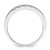 Brilliant Embers Sterling Silver Rhodium-Plated 20 Stone Micro Pavé Cubic Zirconia Men'S Ring, 5 mm - View 2
