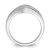 Rhodium-Plated Sterling Silver & Cubic Zirconia Brilliant Embers Ring - View 2