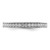 Brilliant Embers Sterling Silver Rhodium-Plated 59 Stone Micro Pavé Cubic Zirconia Ring, 3 mm - View 5