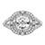 Brilliant Embers Sterling Silver Rhodium-Plated 51 Stone Fancy Micro Pavé Cubic Zirconia Ring - View 4