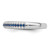 Brilliant Embers Sterling Silver Rhodium-Plated 67 Stone Blue and White Micro Pavé Cubic Zirconia Polished Ring - View 3