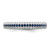 Brilliant Embers Sterling Silver Rhodium-Plated 67 Stone Blue and White Micro Pavé Cubic Zirconia Polished Ring - View 5